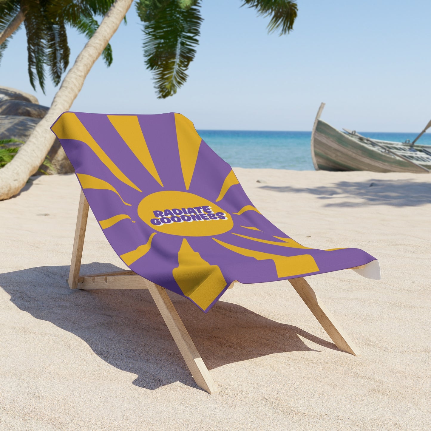 Radiate Goodness - Beach Towel