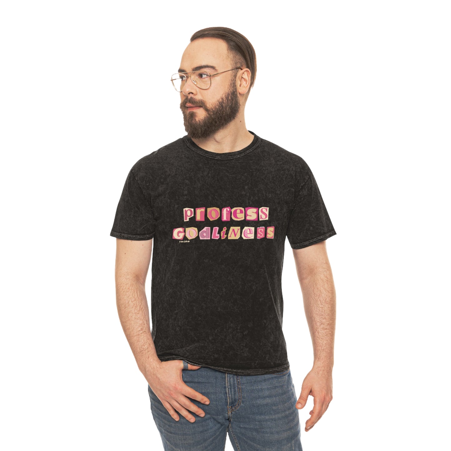 Profess Godliness Womens Mineral Wash Tee